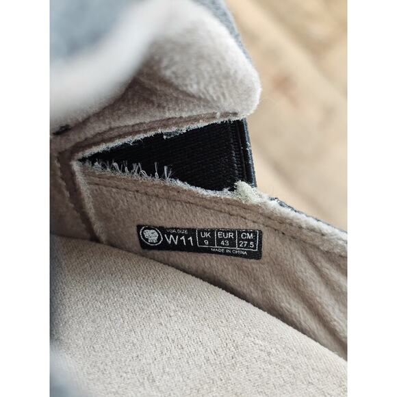 Gecko Man Mens 11 Wide Gray Casual Comfort Slip On Slide Loafer Deck Shoes - Picture 8 of 9